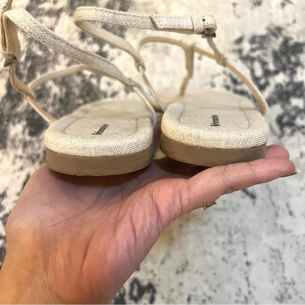 reformation thea linen sandals size 9 new May sale - Picture 5 of 8